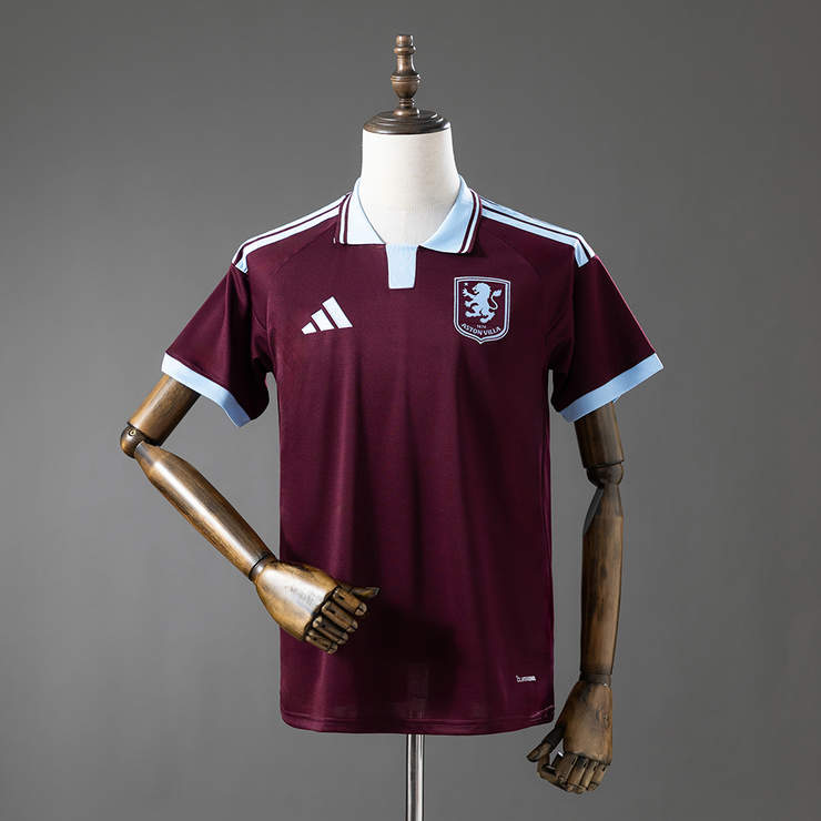 Aston Villa 2026/27 Hemmatröja Kortärmad Fotbollströja Herr