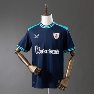 Athletic Bilbao 2025/26 Bortatröja Kortärmad Fotbollströja Herr