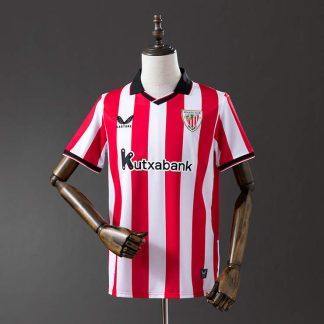 Athletic Bilbao 2025/26 Hemmatröja Kortärmad Fotbollströja Herr