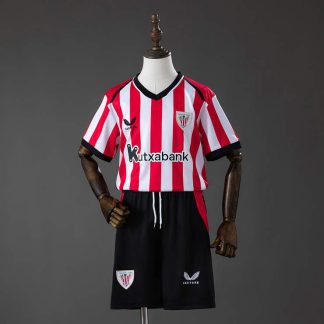 Athletic Bilbao 2026/27 Hemmatröja Barn Fotbollsställ med Shorts