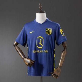 Atlético Madrid 2025/26 Bortatröja Kortärmad Fotbollströja Herr