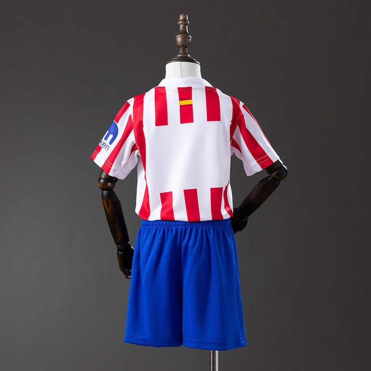 Atlético Madrid 2025/26 Hemmaställ Barn Fotbollströja med Shorts