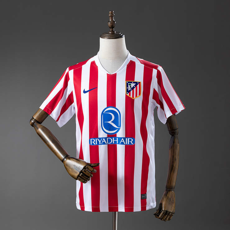 Atlético Madrid 2025/26 Hemmatröja Kortärmad Fotbollströja Herr