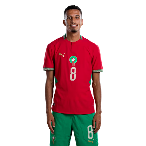 Azzedine Ounahi 8 Marocko VM 2026 Hemmaställ Herr