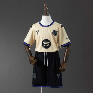 Barcelona 2025/26 Bortatröja Barn Fotbollsställ med Shorts