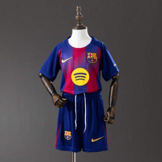 Barcelona 2025/26 Hemmatröja Barn Fotbollsställ med Shorts