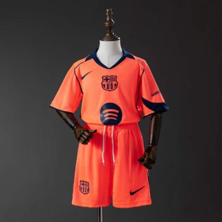 Barcelona 2025/26 Tredjetröja Barn Fotbollsställ med Shorts