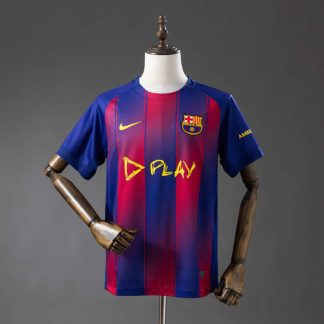 Barcelona 2025/26 x DPLAY Fotbollströja Herr Kortärmad