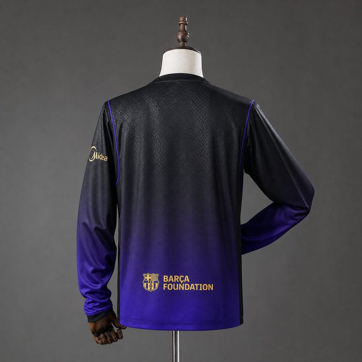 Barcelona x Kobe Bryant 2026/27 Bortatröja Herr Långärmad Fotbollströja