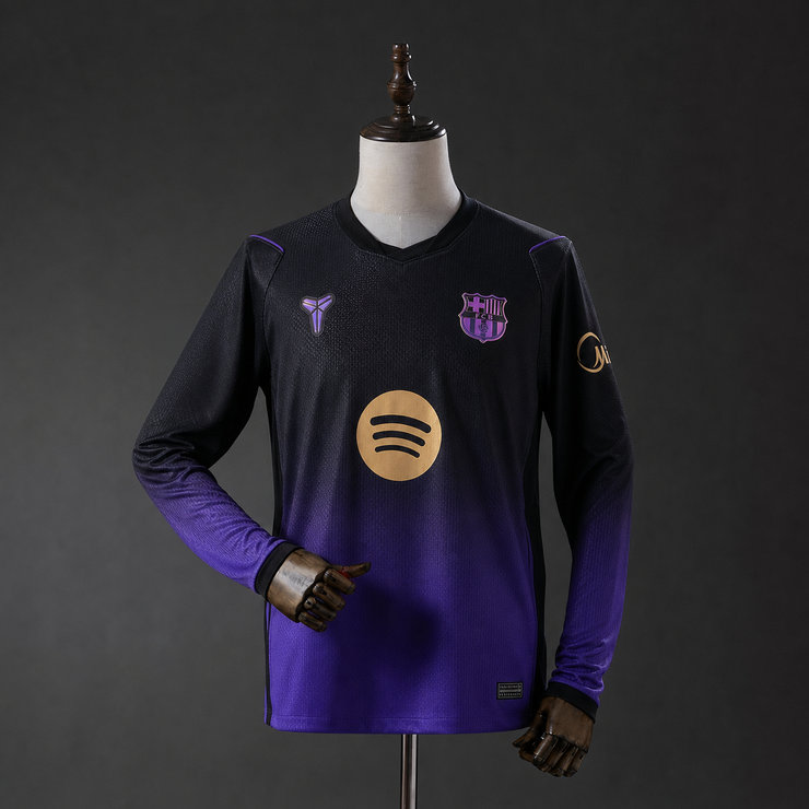 Barcelona x Kobe Bryant 2026/27 Bortatröja Herr Långärmad Fotbollströja