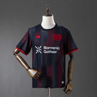 Bayer 04 Leverkusen 2025/26 Hemmatröja Kortärmad Fotbollströja Herr