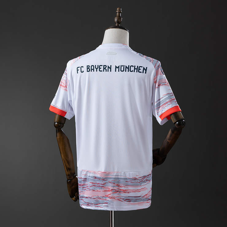 Bayern München 2025/26 Bortatröja Kortärmad Fotbollströja Herr
