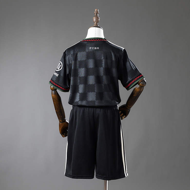 Bayern München 2025/26 Tredjetröja Barn Fotbollströja med Shorts