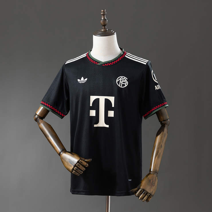 Bayern München 2025/26 Tredjetröja Kortärmad Fotbollströja Herr