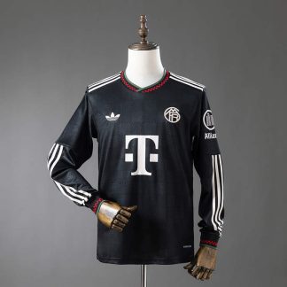 Bayern München 2025/26 Tredjetröja Långärmad Fotbollströja Herr