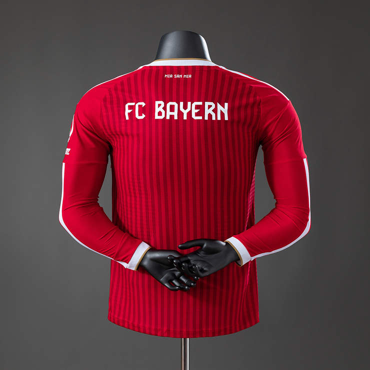 Bayern München 2026/27 Hemmatröja Långärmad Fotbollströja Herr
