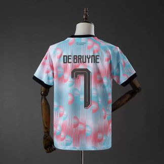 Belgien VM 2026 Bortatröja Kevin De Bruyne 7 Fotbollströja Herr