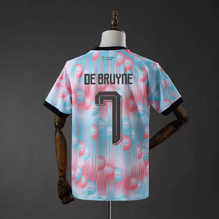 Belgien VM 2026 Bortatröja Kevin De Bruyne 7 Fotbollströja Herr