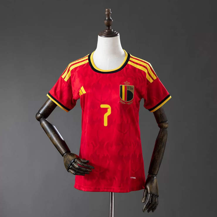 Belgien VM 2026 Hemmatröja Dam Kevin De Bruyne 7 Fotbollströja