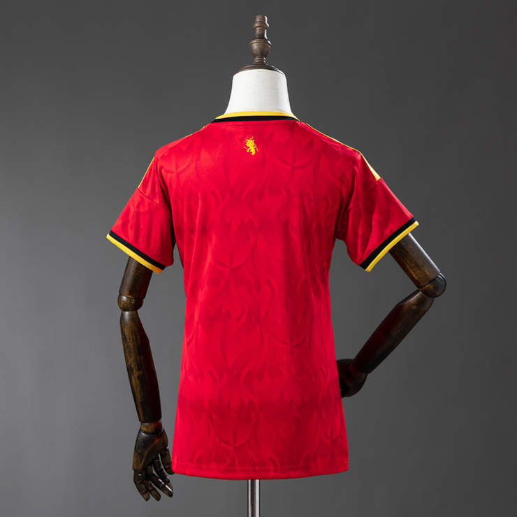 Belgien VM 2026 Hemmatröja Dam Kortärmad Fotbollströja