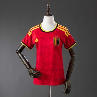Belgien VM 2026 Hemmatröja Dam Kortärmad Fotbollströja