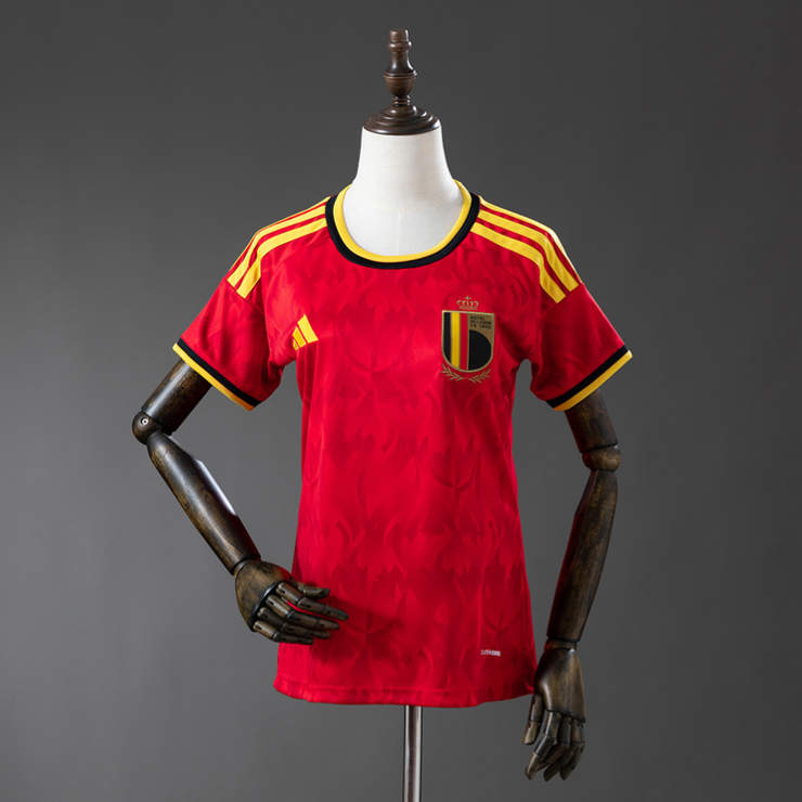 Belgien VM 2026 Hemmatröja Dam Kortärmad Fotbollströja