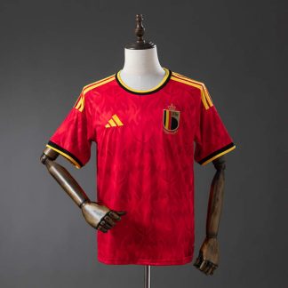 Belgien VM 2026 Hemmatröja Kortärmad Fotbollströja Herr