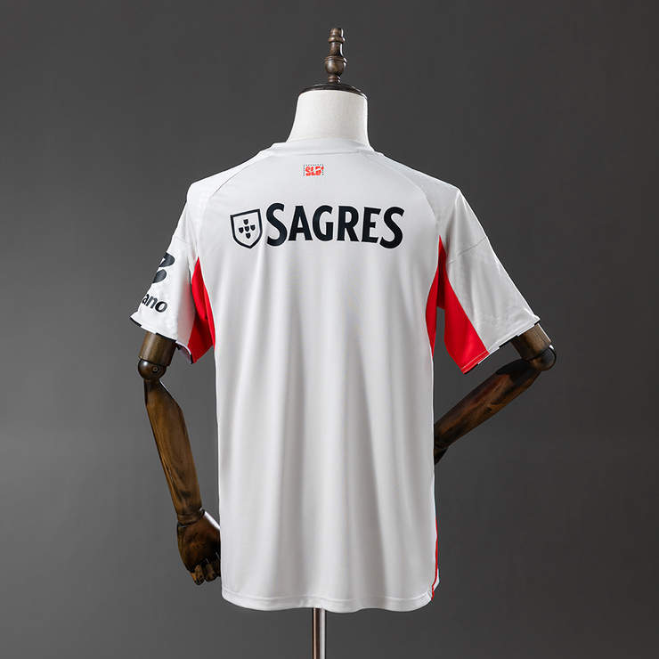 Benfica 2025/26 Bortatröja Kortärmad Fotbollströja Herr