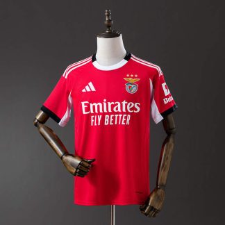 Benfica 2025/26 Hemmatröja Kortärmad Fotbollströja Herr