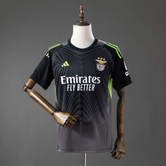 Benfica 2026/27 Målvaktströja Svart Grå Fotbollströja Herr