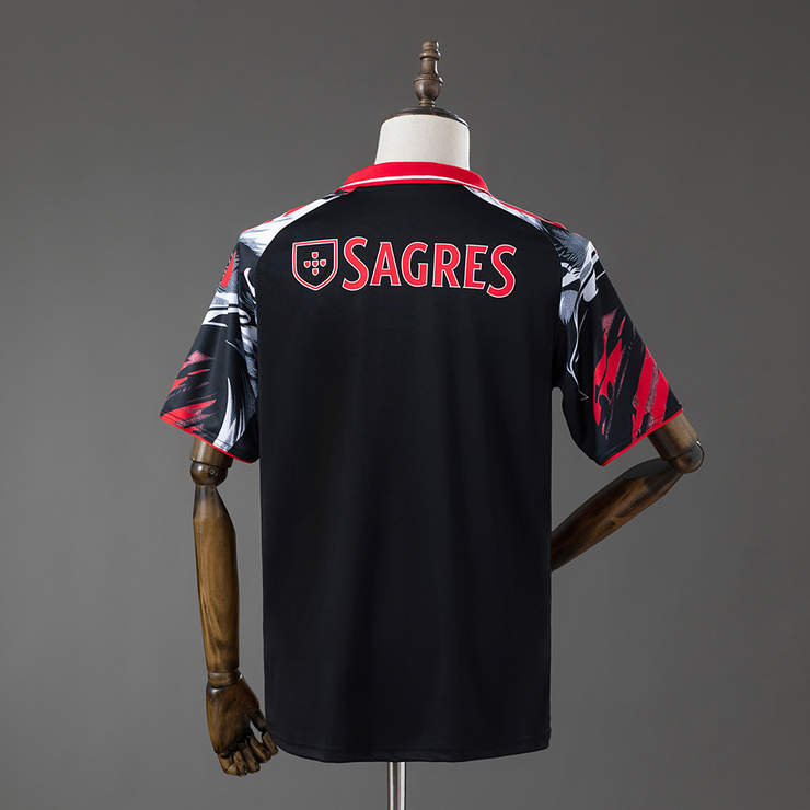 Benfica 2026/27 Special Edition Svart Vit Fotbollströja Herr