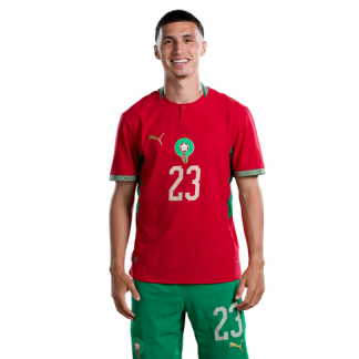 Bilal El Khannouss 23 Marocko VM 2026 Hemmaställ Herr