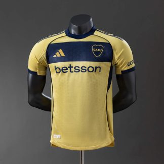 Boca Juniors 2025/26 Bortatröja Kortärmad Fotbollströja Herr