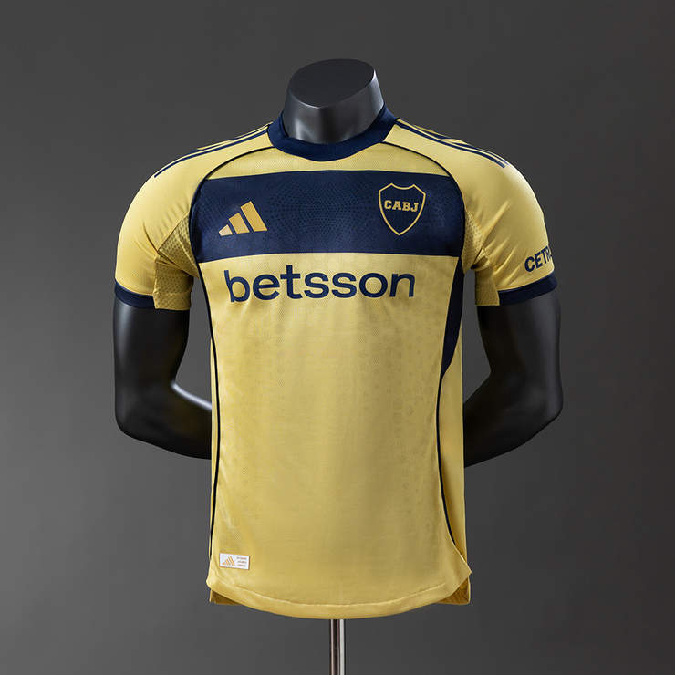 Boca Juniors 2025/26 Bortatröja Kortärmad Fotbollströja Herr