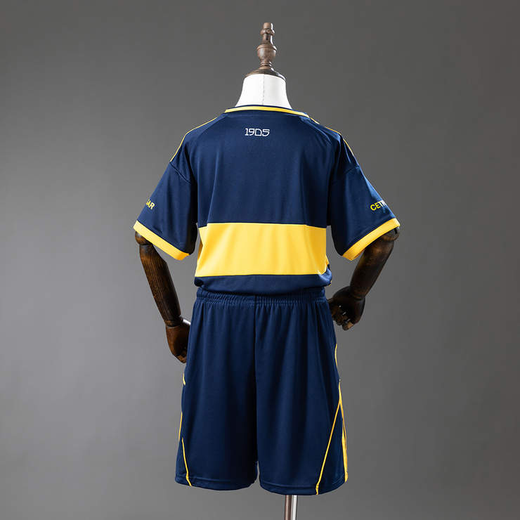 Boca Juniors 2025/26 Hemmaställ Barn Fotbollströja med Shorts