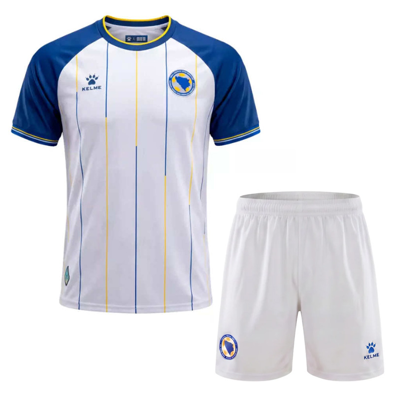 Bosnien och Hercegovina VM 2026 Bortaställ Barn Fotbollströja med Shorts