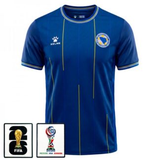 Bosnien och Hercegovina VM 2026 Hemmatröja Fotbollströja med VM-Patch Herr