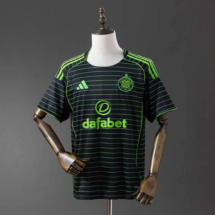 Celtic 2025/26 Bortatröja Kortärmad Fotbollströja Herr