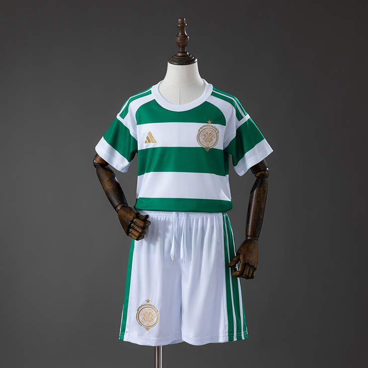 Celtic 2026/27 Hemmaställ Barn Fotbollströja med Shorts