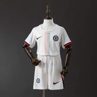 Chelsea 2025/26 Bortatröja Barn Fotbollströja med Shorts