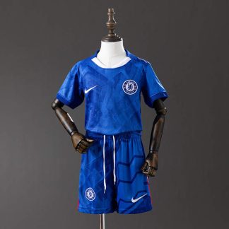 Chelsea 2025/26 Hemmatröja Barn Fotbollströja med Shorts