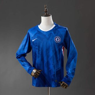 Chelsea 2025/26 Hemmatröja Långärmad Fotbollströja Herr