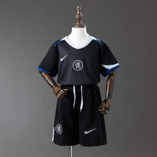Chelsea 2025/26 Tredjetröja Barn Fotbollströja med Shorts