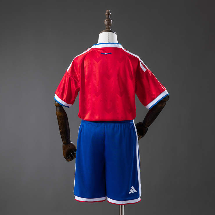 Chile VM 2026 Hemmaställ Barn Fotbollströja med Shorts