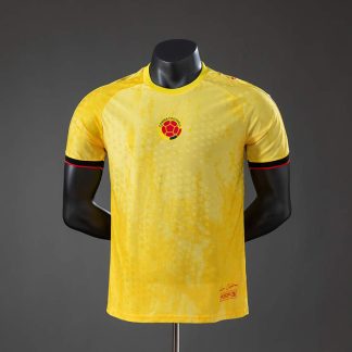 Colombia VM 2026 Spelarversion Specialutgåva Gul Fotbollströja Herr