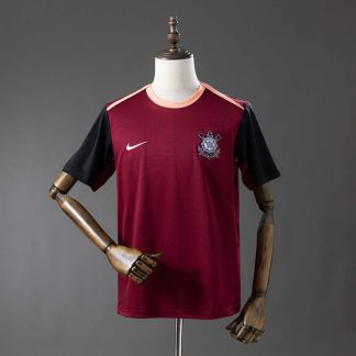 Corinthians 2026/27 Träningströja Vinröd Fotbollströja Herr