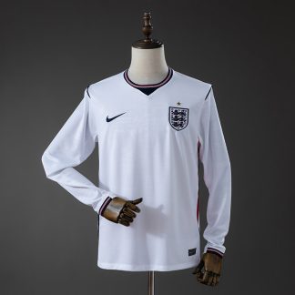 England VM 2026 Hemmatröja Långärmad Fotbollströja Herr