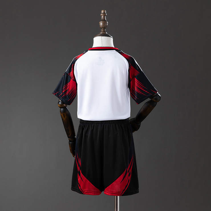 Flamengo 2025/26 Bortaställ Barn Fotbollströja med Shorts