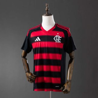 Flamengo 2025/26 Hemmatröja Kortärmad Fotbollströja Herr