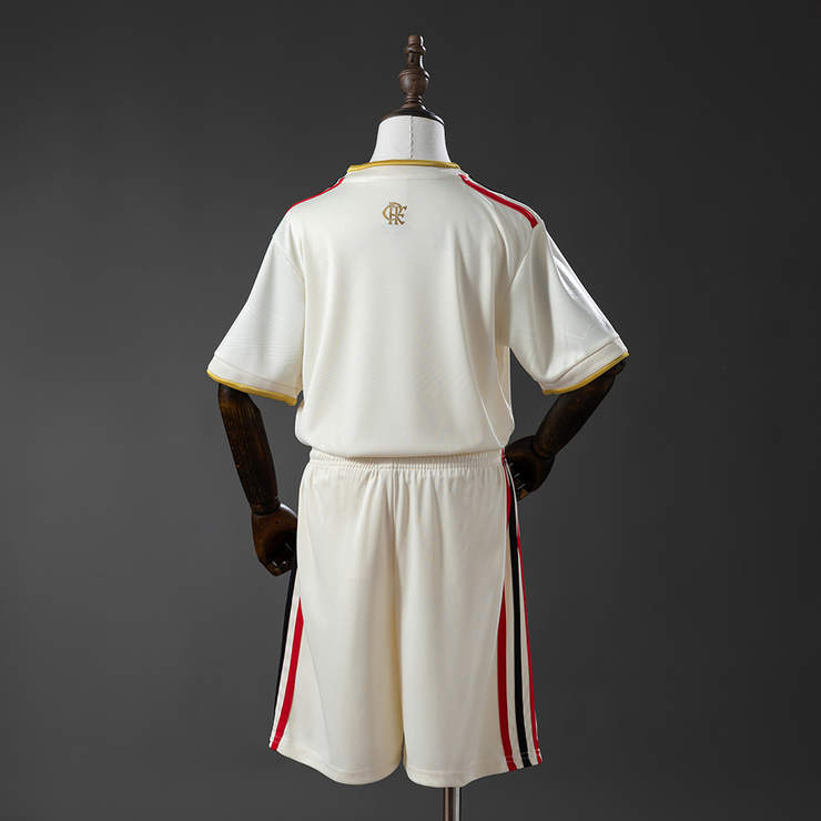 Flamengo 2025/26 Tredjeställ Barn Fotbollströja med Shorts